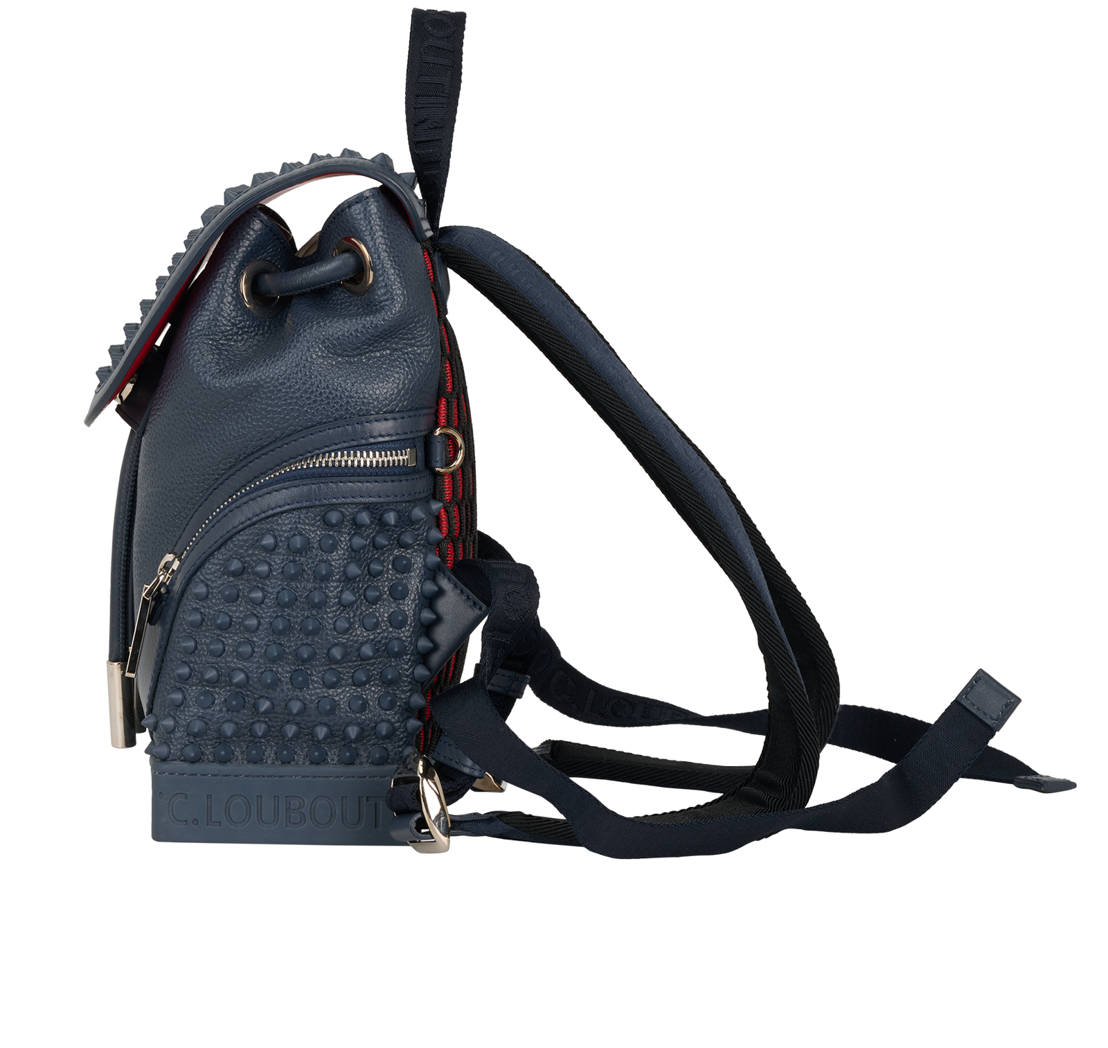 Mini Explorafunk Backpack, &pound;650, Handbags, Blue, Leather, Bottom view